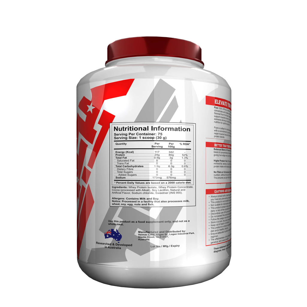 Heimac Labs Pure 100% Whey Protein Powder - 5 Lbs